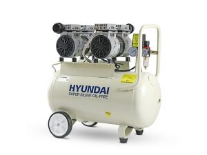 Hyundai - HY27550 - 50 Litre Low Noise Air Compressor 11CFM/100psi - Oil Free - 2hp - 230V