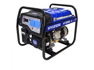Hyundai - HY2800L-2 - Recoil Start Petrol Site Generator 2.2kW - 230V