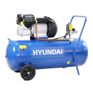 Hyundai - HY30100V - 100 Litre Air Compressor (C/W 5 Piece Air Tool Kit) 14CFM/116psi - Direct Drive V-Twin - 3hp - 230V