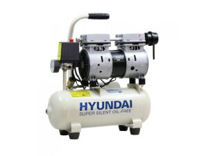 Hyundai - HY5508 - 8 Litre Silenced Air Compressor 4CFM/118psi - Oil Free - Direct Drive - 0.75hp - 230V