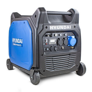 Hyundai - HY6500SEI - Recoil/Remote Electric Start Portable Petrol Inverter Generator 6.6kW - 230V