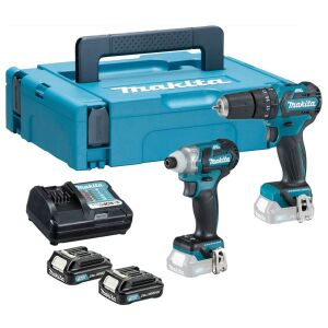 Makita CLX205AJ 12Vmax CXT 2 Piece Combo Kit 2 x 2.0 Batteries