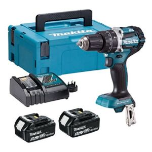 Makita DHP484RTJ 18V LXT Brushless Combi Drill 2 x 5.0 Batteries