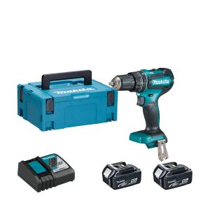 Makita DHP485RTJ 18V LXT Brushless Combi Drill 2 x 5.0 Batteries