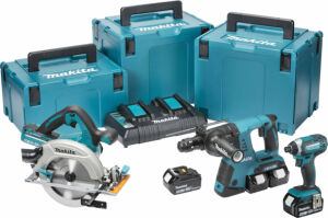 Makita DLX3049PTJ 36V LXT Twin 18V - 3 Piece Combo Kit - 4 x 5.0 Batteries