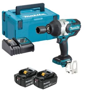 Makita DTW1001RTJ 18V LXT Brushless Impact Wrench 2 x 5.0 Batteries