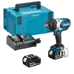 Makita DTW1002RTJ 18V LXT Brushless Impact Wrench 2 x 5.0 Batteries
