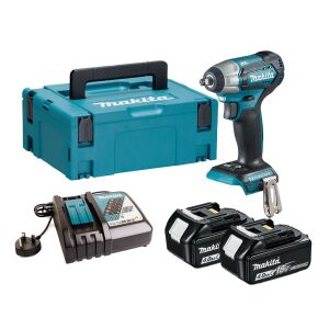 Makita DTW180RMJ 18V LXT Brushless Impact Wrench - 2 x 4.0 Batteries