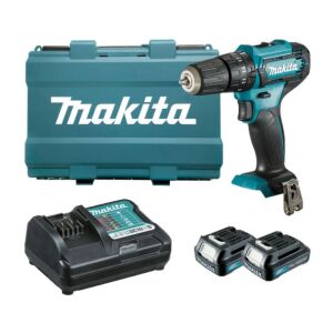 Makita HP333DWAE 12Vmax CXT Combi Drill 2 x 2.0 Batteries