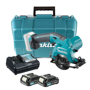 Makita HS301DWAE 12Vmax CXT 85mm Circular Saw 2 x 2.0 Batteries