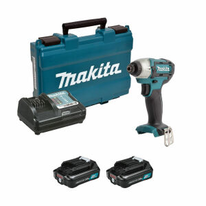 Makita TD110DWAE 12Vmax CXT Impact Driver 2 x 2.0 Batteries