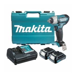 Makita TW140DWAE 12Vmax CXT 3/8" Impact Wrench 2 x 2.0 Batteries