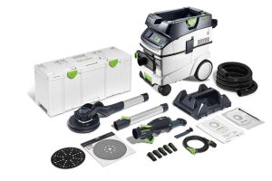Festool 578428 Long-Reach Sander & Dust Extractor Set PLANEX LHS 2 225 EQI/CTM 36-SET 240V