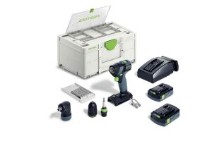 Festool 576900 18V Cordless Drill TXS 18 C 3,0-Set 2 x 3.0Ah Batteries
