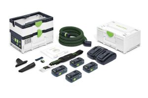 Festool 576945 36V Twin 18V Cordless Mobile Dust Extractor (L Class) CLEANTEC CTLC SYS HPC 4,0 I-Plus