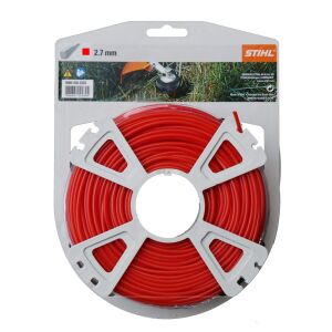 Stihl Carded Strimmer Line - Red - 2.7mm x 65m