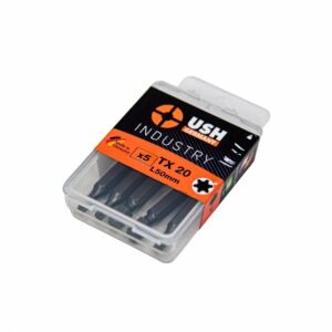 USH Industry T20 Impact Driver Bits 25mm - Pack of 10