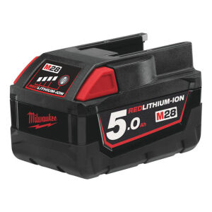 Milwaukee M28B5 M28 5.0Ah Red Lithium-ion Battery