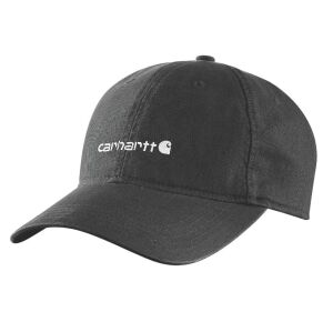 Carhartt Canvas Embroidered Graphic Cap - Black - One Size