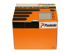 Paslode 921590 16g x 45mm Galvanised Straight Brad x 2000 and 2 Fuel Cells