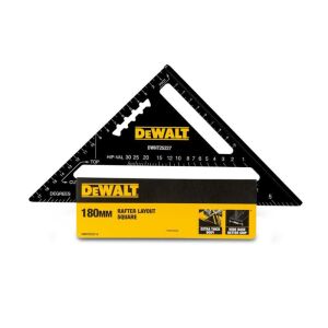 DeWalt Aluminium Metric Rafter Speed Square - 180mm