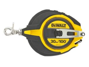 DeWalt Steel Long Tape Measure 30m/100ft (Width 12mm)