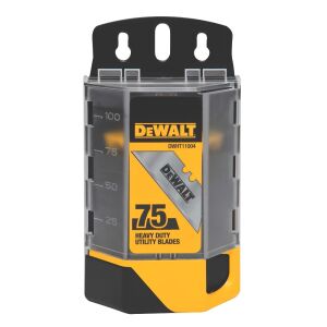 DeWalt Straight Utility Knife Blades - 75 Piece