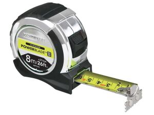 Komelon MPT826E Powerblade II Tape Measure 8m/26ft (Width 27mm)