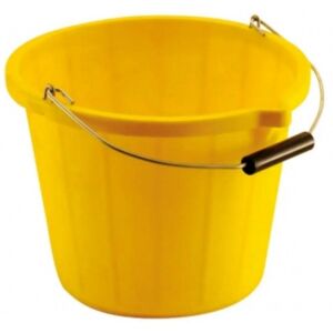 Stadium Heavy Duty Builders Bucket - Yellow - 3 Gallon/14 Litre