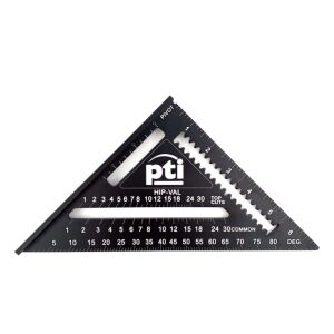 7" PTI Rafter Roofing Angle Square 175mm Black Anodised Aluminium