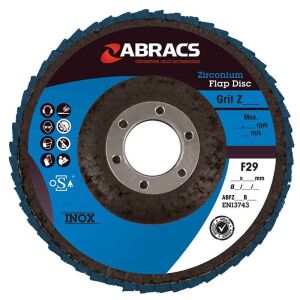 115 (4.5") x 22.2mm Bore Grinder Flap Disc - 80 Grit