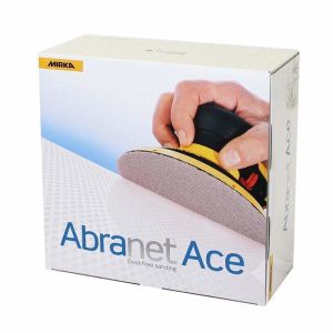 Mirka Abranet Ace 150mm P120 Velour Disc (Box 50)