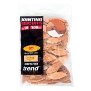 Trend BSC/10/100 - No 10 Compressed Beech Biscuits - 100 Pack