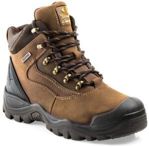 Buckler Safety Lace Boot - Dark Brown - Size 11