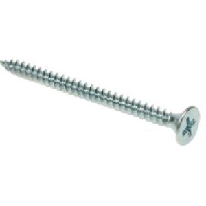 25 mm BZP   S Point Drywall Screws (Box Of 1000)