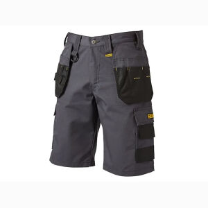 DeWalt Cheverley Lightweight Rip Stop Cargo Work Short - Grey - Size 36" Waist