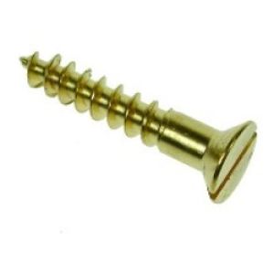 4  x 1/2     Brass CSK Woodscrews (Box Of 200)