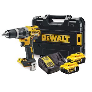 DeWalt DCD796P2 18V XR Brushless Combi Drill Inc 2 x 5.0Ah Batteries