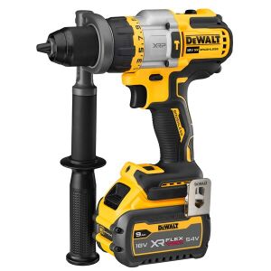 DeWalt DCD999X1 18V XR High Power Hammer Drill Driver inc 9.0Ah Battery, Charger & TSTAK Kitbox