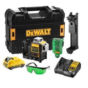 DeWalt DCE089D1G 12V Multi Line Laser-Green - 1 x 2.0Ah Battery