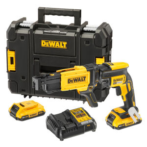 DeWalt DCF620D2K 18V Drywall Screwdriver - 2 x 2.0Ah Batteries