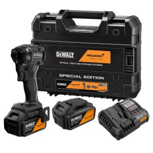 DEWALT DCF86MP2T McLaren F1 Team 18V XR Special Edition Impact Driver - 2 x 5AH