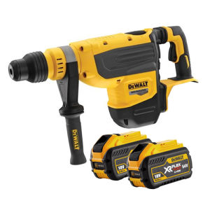 DeWalt DCH733X2 54V/18V FlexVolt XR SDS Max Rotary Hammer Drill 2 x 9.0Ah Batteries