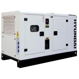 Hyundai - DHY28KSE - Silenced Three Phase Standby Diesel Water-Cooled Generator 22kW - 230V/400V