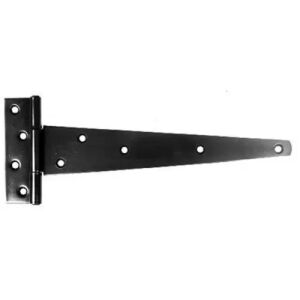 Dale Hardware DP006164 Black Japanned Medium Tee Hinge 457mm - Pack of 2