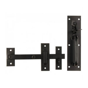 Dale Hardware DP006190 Black Japanned Suffolk Gate Latch