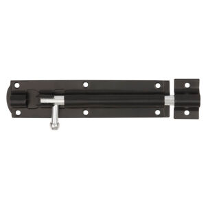 Dale Hardware DP006404 Black Japanned Straight Tower Bolt 4"/102mm