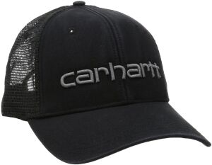 Carhartt Dunmore Canvas Mesh-Backed Cap - Black - One Size