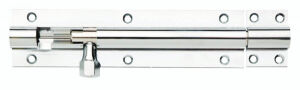 Dale Hardware DX40006 Chrome Plated 50mm Straight Barrel Bolt