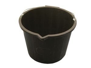 Faithfull Bucket - Black - 3 Gallon/14 Litre